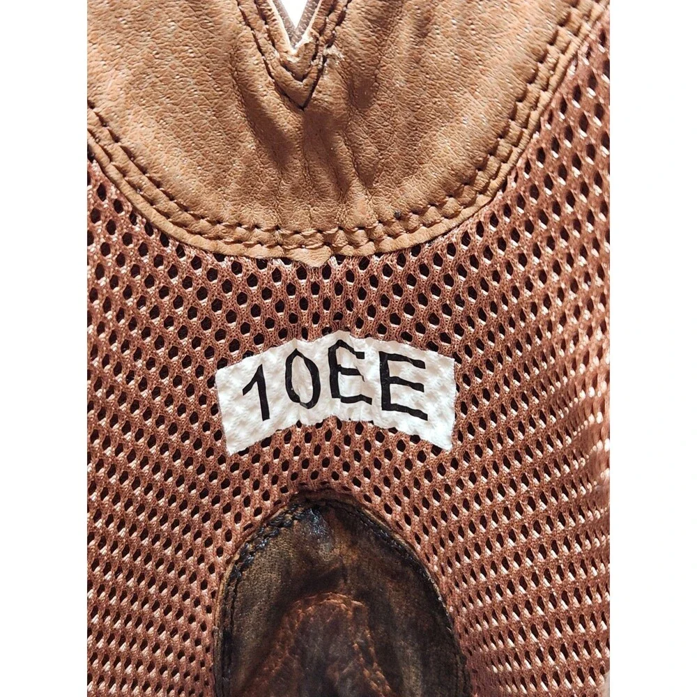 Ariat Size 10 EE Brown Boots Western Cowboy Square Toe Biker  display picture 2